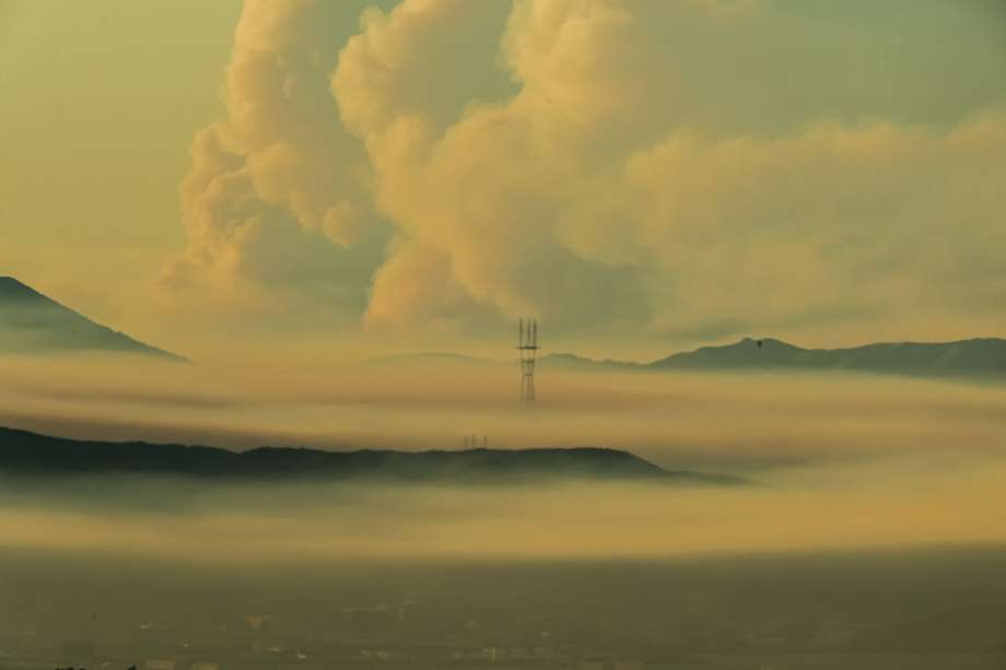 yellow smoke